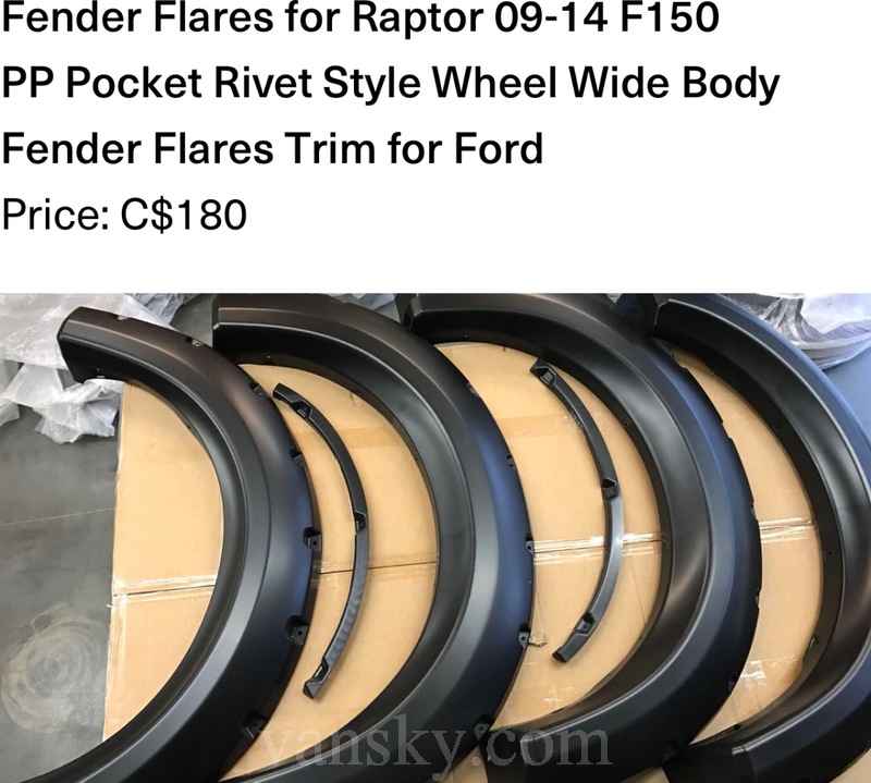 200218235141_ket Rivet Style Wheel Wide Body  Fender Flares Trim for Ford.jpg